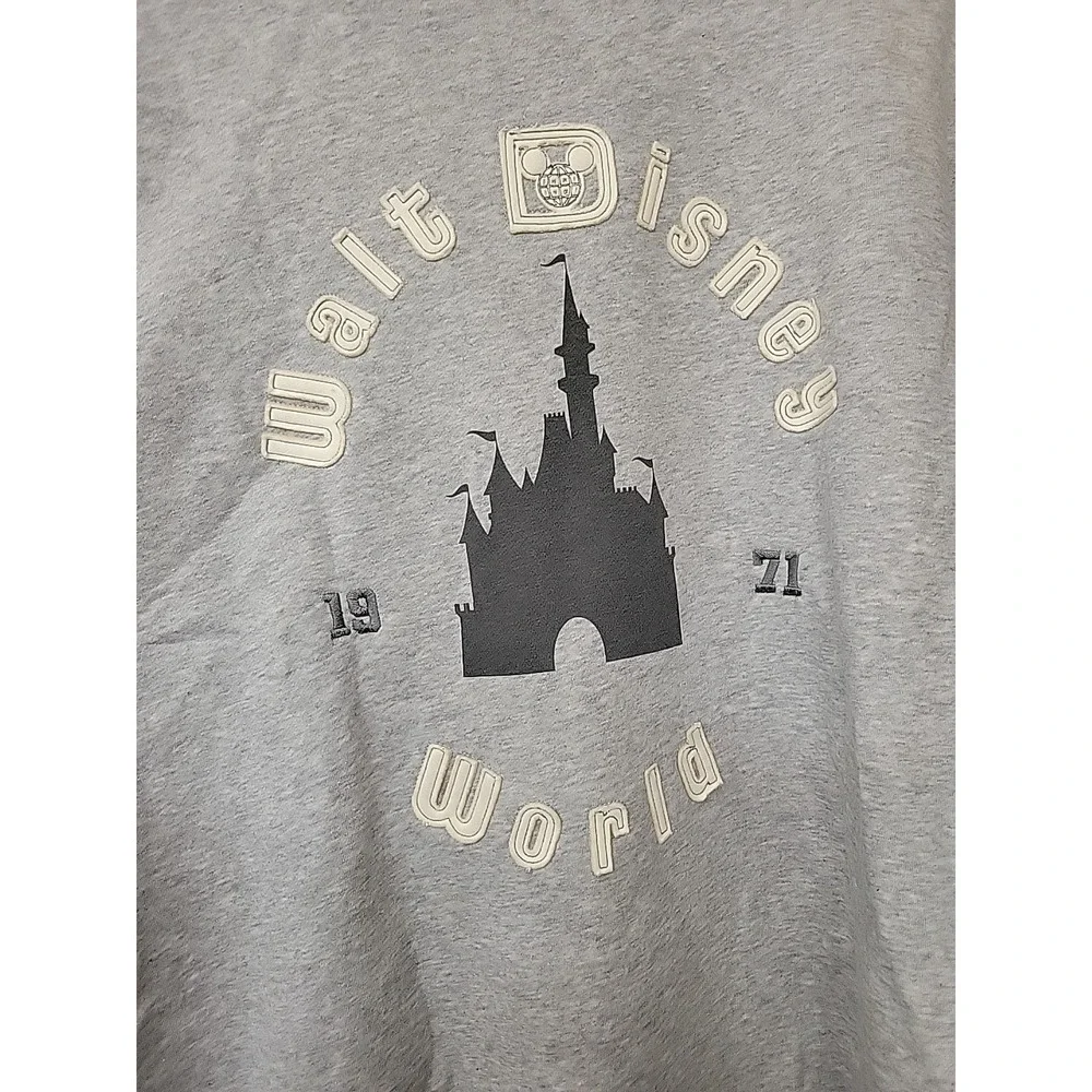 NWT Disney Parks Walt Disney World Castle Gray Hoodie Sweatshirt XXL - Picture 7 of 7